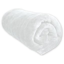 Soleil d'Ocre Couverture polaire microfibre blanche