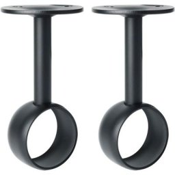 Support de Tringle à Rideaux Support Tringle Penderie avec Vis Support de Plafond pour Rideau et