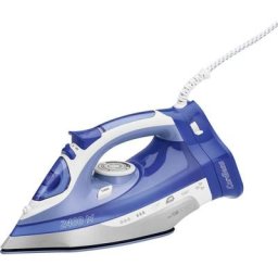 Fer à repasser semelle céramique avec ou sans fil 2400W Clatronic db 3706 Bleu - Blanc/Bleu