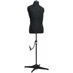 Mannequin de couture ajustable pour homme Noir Taille 37-45 Vidaxl Noir