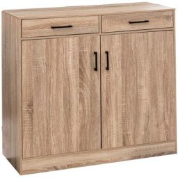 Meuble à chaussures 2 portes effet bois naturel - 5 five simply smart - Effet bois naturel