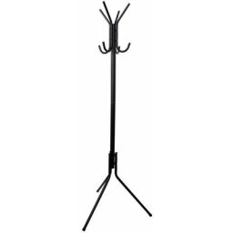 Box And Beyond - Porte-manteaux sur pieds en métal - 8 têtes - Noir - 178x62x62cm - black