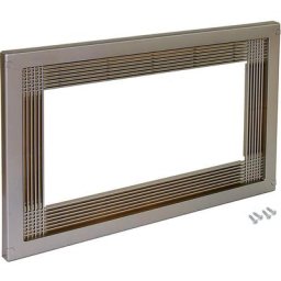 Cadre micro-ondes, module 600 mm, Plastique, Nickel satiné - Nickel satiné - Emuca