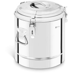 Royal Catering - Conter Isotherme Thermobox Isolation Thermique Acier Inox Empilable 12 Litres