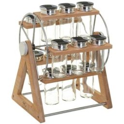 5five - Support roue 15 pots à épices bambou - 5 five simply smart - Bambou