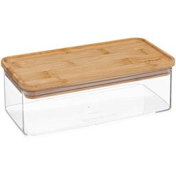 Boîte de conservation rectangulaire couvercle bambou Eske 1L - 5 five simply smart - Bambou