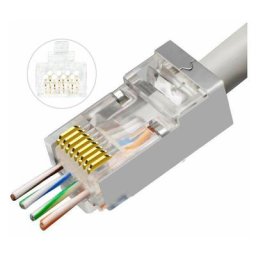 Modular EZ Plug RJ45 CAT6a