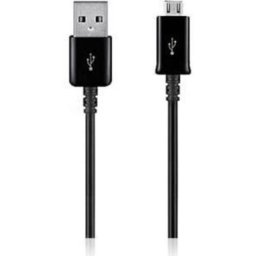 Samsung - de téléphone portable Cordon [1x usb mâle - 1x Micro usb mâle] 1.50 m - noir