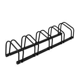 Râtelier pour 5 vélos, jusqu'à 60 mm de largeur de pneu, en métal, pour garer, support à poser au