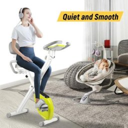 Vélo d'appartement Pliable - 8 Niveaux de Résistance Magnétique - Volant d'Inertie 2,5KG - écran