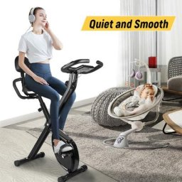 Vélo d'appartement Pliable - 8 Niveaux de Résistance Magnétique - Volant d'Inertie 2,5KG - écran