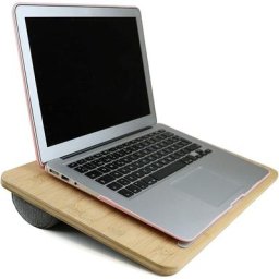 Plateau pour Ordinateur Portable avec Coussin, Support Genoux pc Portable, Tablette Ordinateur Lit,