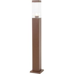 Qazqa - malios - Lampe sur pied extérieur Moderne - 1 lumière - l 12.5 cm - Brun rouille - Moderne