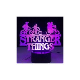Lampe Illusion 3D Stranger c Things Veilleuse De Chevet Lampe De Table 16 Couleurs Changeantes