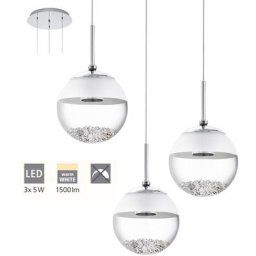 Moderne led montefio 1 chrome, led max. 3X5W - Eglo