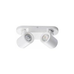 Applique saillie pour 2 ampoules GU10 - Blanc