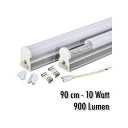 T5 led néon 10 w watt tube 90 cm 900 lmn pour la lumière du plafond blanc à usage interne - Bianco