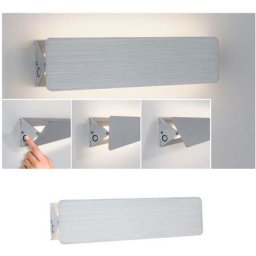 Lumière murale led katla 2700K 300LM 230V 7W Aluminium brossé
