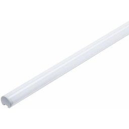 Profilé Function Tube 1m avec clip + End Cap Alu anod/satin Alu/plastique