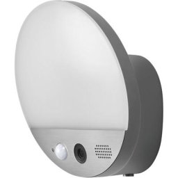 Smart+ wifi wall round camera 10.5cm - lampe d'extérieur avec détecteur de mouvement, capteur de