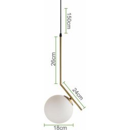 Eclaison - Lampe led suspendue au design moderne, luminaire décoratif d'intérieur, idéal pour un