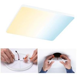 Panneau d'installation de led variable Veluna Edge IP44 coin 200X200MM 1400LM taunable blanc blanc