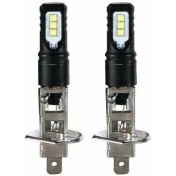 2x H1 6000k Super Bright White 6000lm Drl Kit de phares à led Faisceau de route
