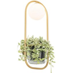 Isabella - Applique murale Art Deco - 1 lumière - l 20.5 cm - Doré/Laiton - Art Deco,Design
