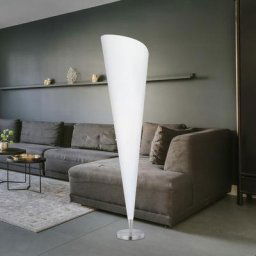 Lampadaire entonnoir design plafonnier projecteur salon salle à manger éclairage côté lampe blanc
