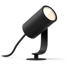 Hue White & Color Ambiance lily Kit 1 Spot 8W - Anthracite, fonctionne avec Alexa, Google Assistant