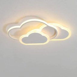 Delaveek - 3D Plafonnier Led Creative Stéréoscopique Nuages ​​Plafonnier Éclairage De La Lampe pour