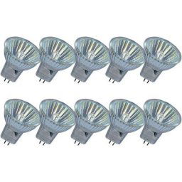 Lampesecoenergie - Lot de 10 Ampoulea dichroique halogène à économie d'énergie MR11 GU4 12V 20W