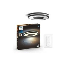 Philips Hue White Ambiance BEING Plafonnier 32W - Noir (Télécommande incluse), Compatible