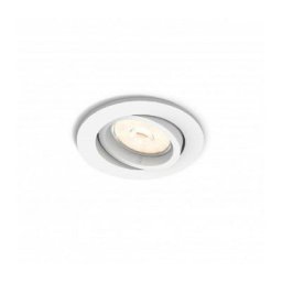 Philips - Spot Downlight Rond Donegal Coupe ø 70mm Blanc - Blanc