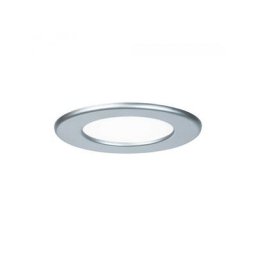 Paulmann - 92070 panneau encastré led rond 6W lumière 4000 k blanc panneau led chrome mat