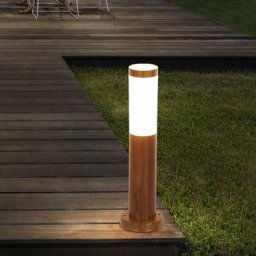 Lampes de chemin extérieur en acier inoxydable lampadaire jardin patio lampe debout à l'extérieur,