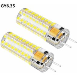 Ampoule led GY6.35, G6.35 led 12V, lampe halogène de remplacement 7W 50W, blanc pur 6000K, angle de