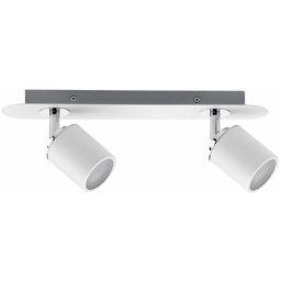 Radiateur tubulaire, 2 flamme Blanc / Chrome sans lampe, max. 10W GU10 667,18