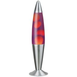 Rabalux - Lampe de table Sucette 2 faite d'orange / violet / argent Ø11cm h verre métallique: 42cm