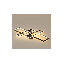 Plafonnier led Dimmable Rectangle Lampe de Plafond avec Télécommande Moderne Suspension Acrylique
