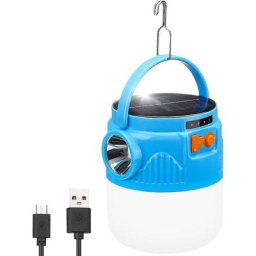Lampe solaire de camping à led, lanterne rechargeable par usb, lampe de camping portable et