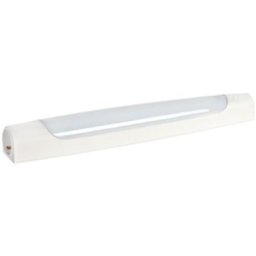 Réglette + interrupteur + Prise Maud led blanc 8W 4000K