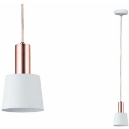 Paulmann - Lampe suspension Neordic Haldar 1-flamme blanche / cuivre 796,56