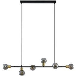 Lindby - led Suspension à intensité variable 'Biscala' en métal pour salon & salle à manger - noir