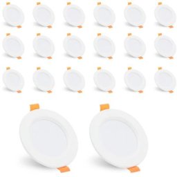 Spot encastrable led 5W blanc chaud 400LM 3200K set spot encastrable plafonnier 220V - Blanc