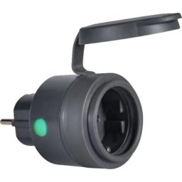 Prise WiFi avec Couvercle osram Smart 16A IP44 Compatible avec Google Assistant et Alexa Iluminashop