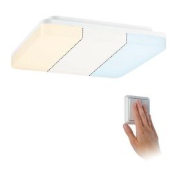 WallCeiling Cela IP44 pann led 15,5W WhiteSwitch 280x280mm blanc / plastique