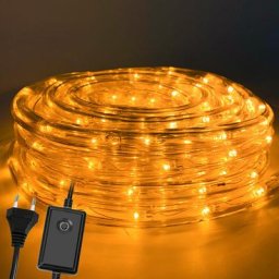 Tube lumineux led multicolore Extérieur étanche Chaîne lumineuse Lampe Décor 10M Jaune - Jaune