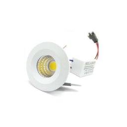 Trade Shop Traesio - Trade Shop - Mini Built -in Led Spotlight 3w Cob 40 Mm Built -in Spot Cold Hot