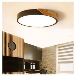 Axhup - Plafonnier led Design Modern Luminaire pour Salle à Manger Chambre Noir